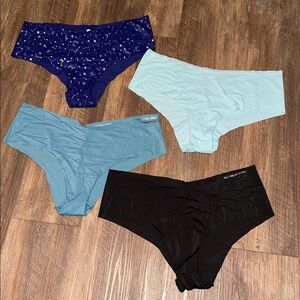 Lot of 4 Victoria’s Secret Cheeky No Show Panties/Underwear size‎ XXL NWOT